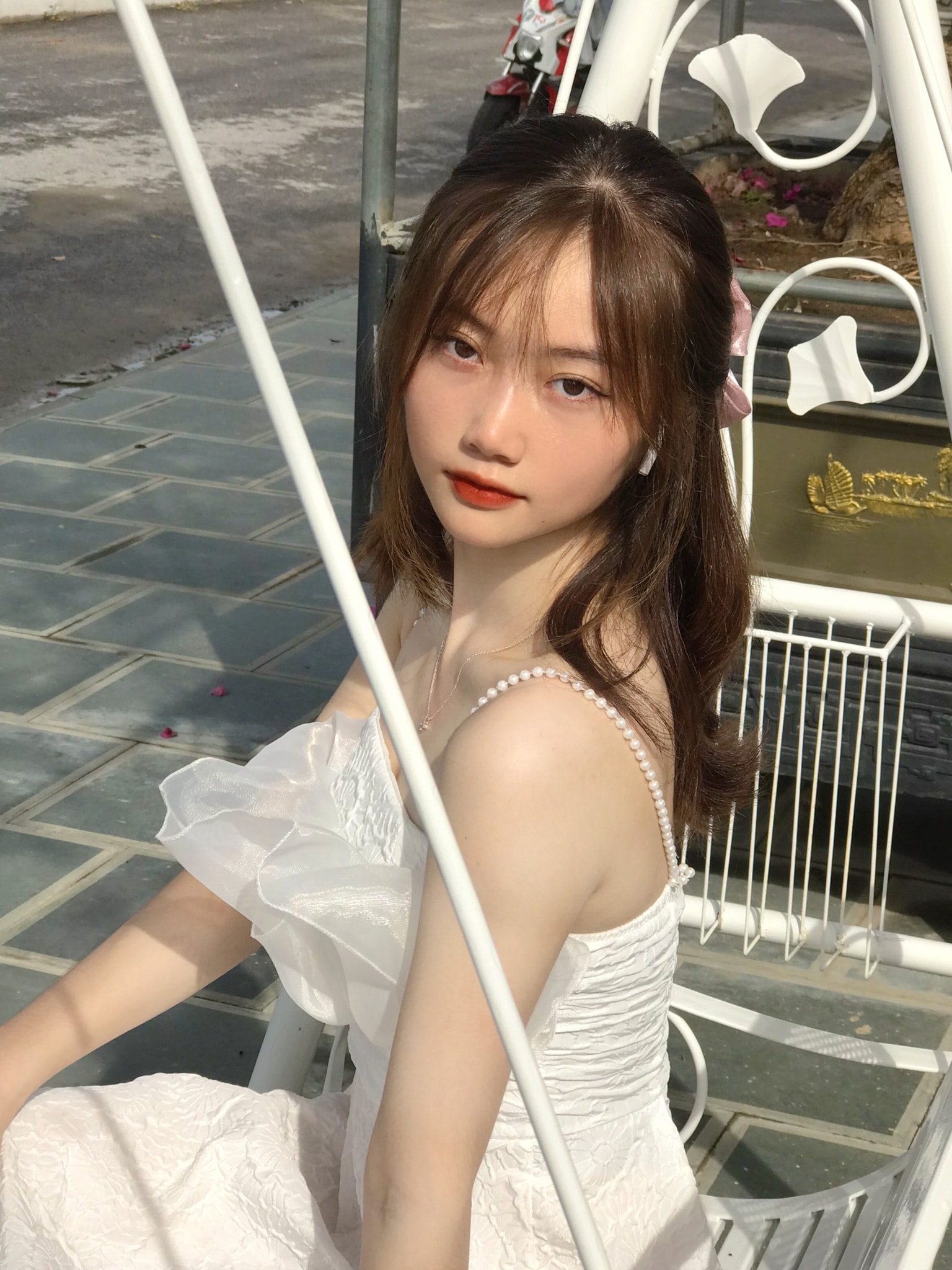 Anh gai xinh lam hinh nen cho dien thoai mặt cute dễ thương