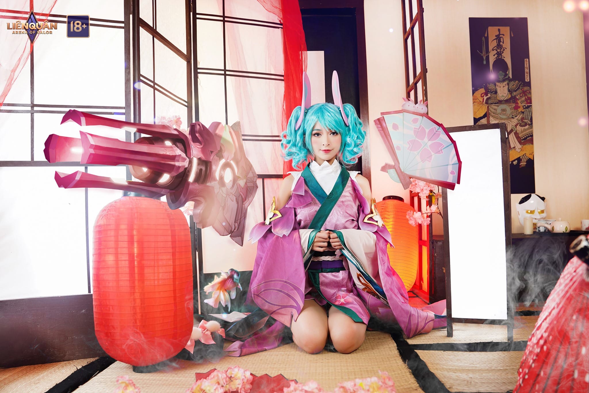 Khớp cosplay với hình dáng gợi cảm