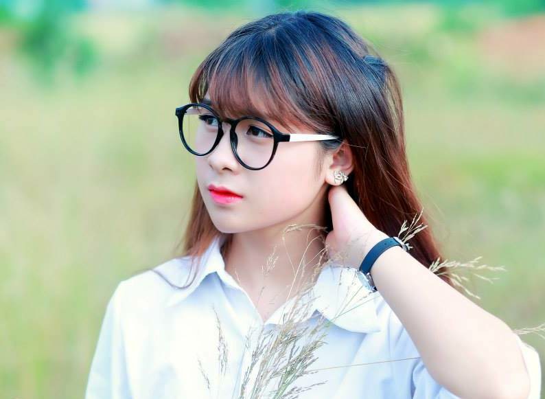 Ảnh gái xinh tóc dài đẹp cute girl dễ thương