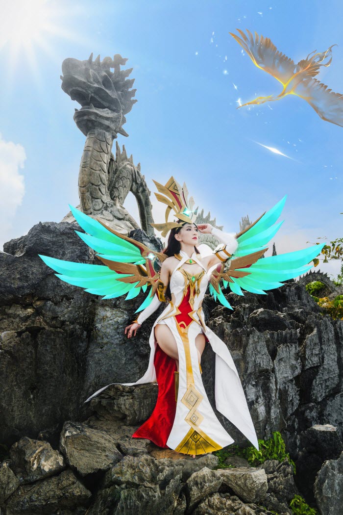 Cosplay liên minh nguyệt quế dễ thương quá