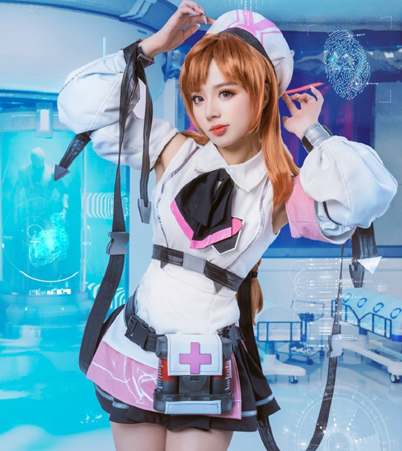 Cosplay liên minh màu tím gợi cảm